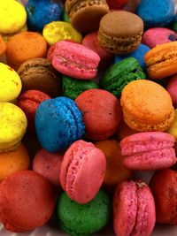 Full frame shot of colorful candies