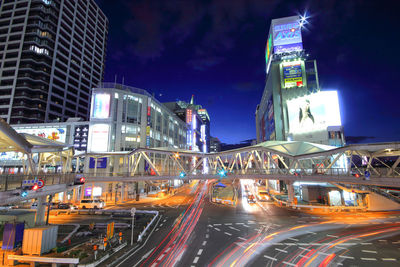 City street at night