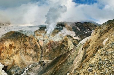 Panoramic view of landscape against sky