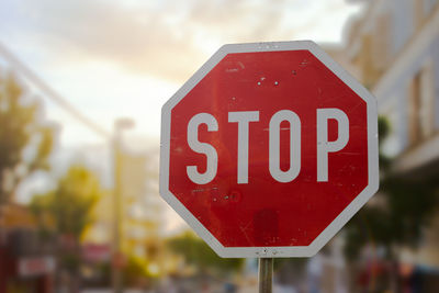 stop sign