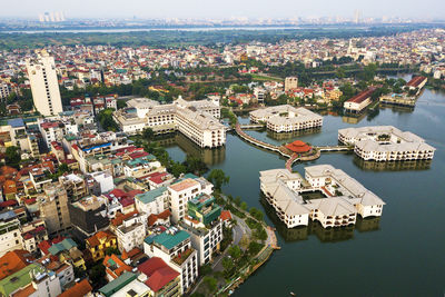 The west lake in hanoi- vietnam