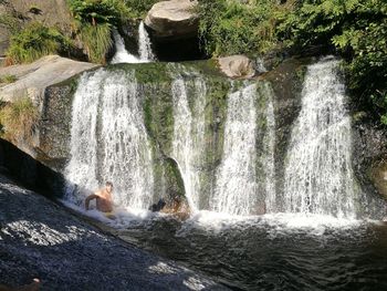 Fountain in park