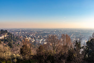 Bergamo's landscape from upper town