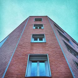 Low angle view of building against sky