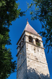 Low angle view of building against sky