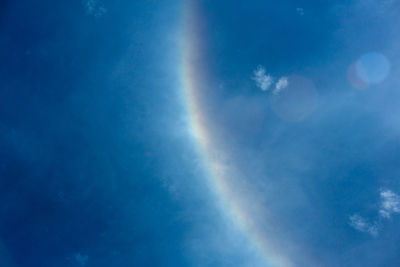 Low angle view of cloudscape against blue sky