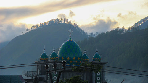 Traditional building against sky