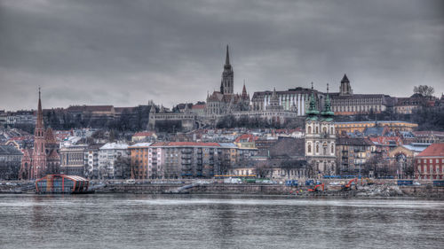 View of buildings at waterfront