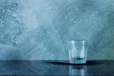 Close-up of drinking water on table