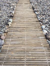 Wooden jetty on water