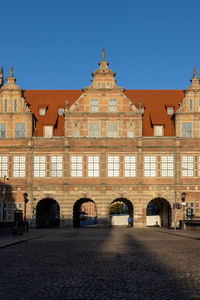 View of building against blue sky