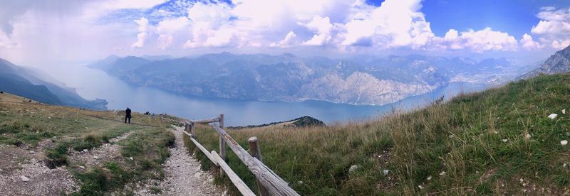 Panoramic view of landscape against sky