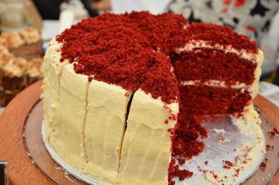 Close-up of cake