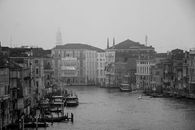 Boats in harbor