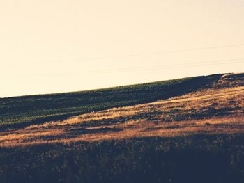 Nature scenery with clear sky