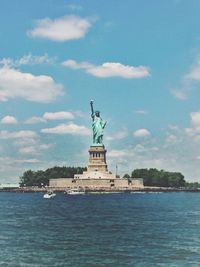 Statue of liberty against sky