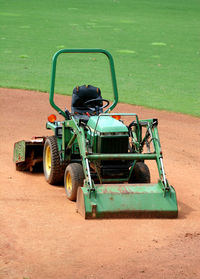 Tractor on field