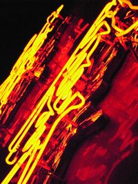 Close-up of carving on wall