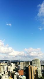 Low angle view of buildings against sky