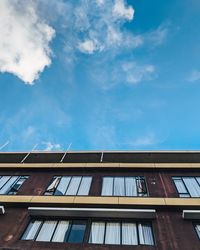 Low angle view of building against sky