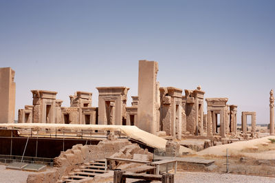 Persepolis was the ceremonial capital of the achaemenid empire