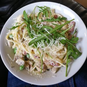 Close-up of food in plate