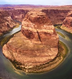 Idyllic shot of horseshoe bend with colorado river