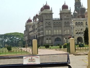 View of historical building against clear sky