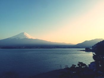 Scenic view of mountains