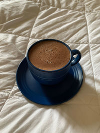 Looks like an ordinary hot chocolate, but peanut butter was a part of this delightfulness
