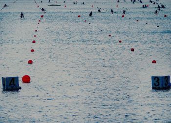 Group of people in water