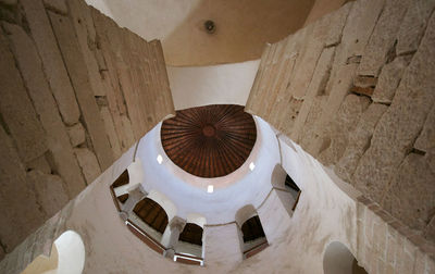 Low angle view of ceiling