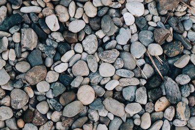 Full frame shot of stones