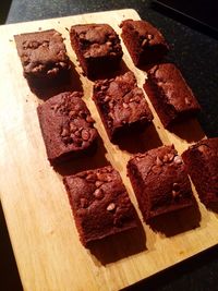 Close-up of sweet food on table