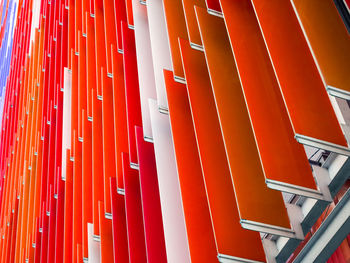 Low angle view of orange building