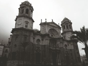 Low angle view of church