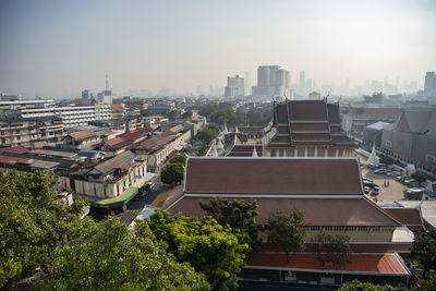 Buildings in city