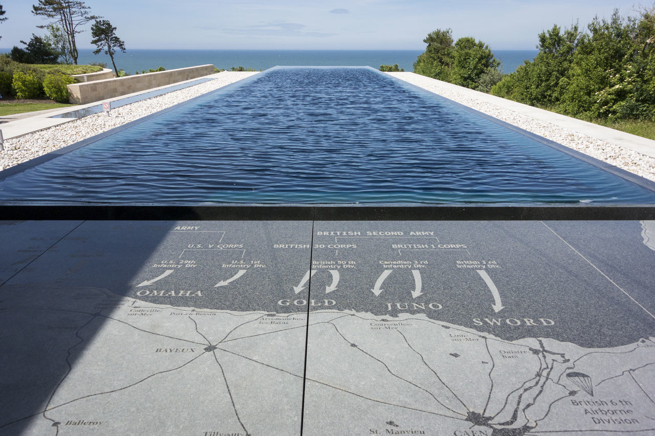 TEXT WRITTEN ON SWIMMING POOL