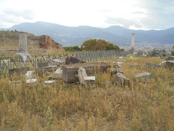 View of mountain range