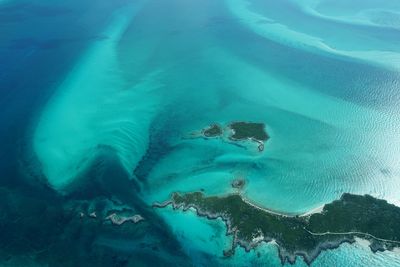 Aerial view of seascape