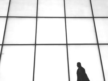 Man in silhouette 