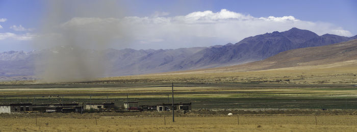 Scenic view of landscape against sky