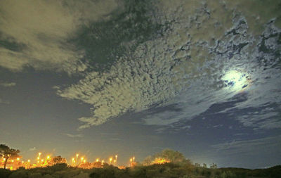 Panoramic view of sky during sunset