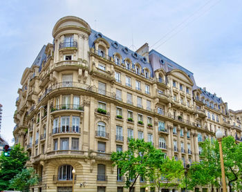 Low angle view of building against sky