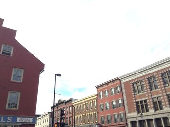 Low angle view of building against sky