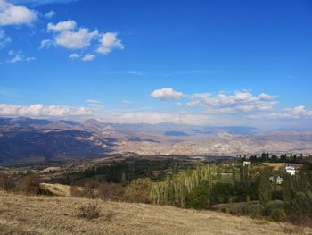 Scenic view of landscape against sky