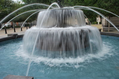 Fountain in waterfall