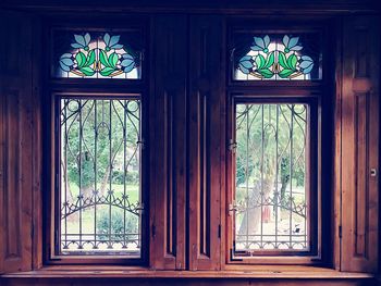 Close-up of window