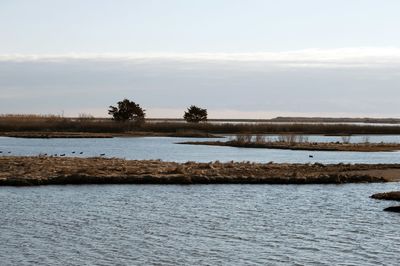 View of lake against sky