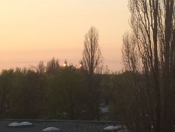 Scenic view of road against sky during sunset